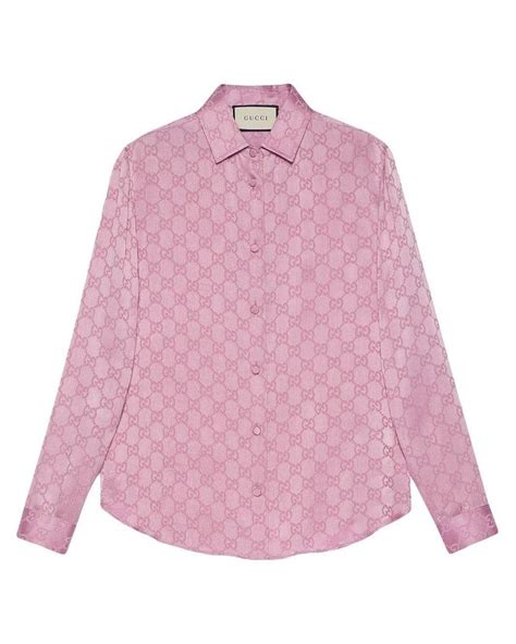 gucci gg print shirt|gucci shirt women.